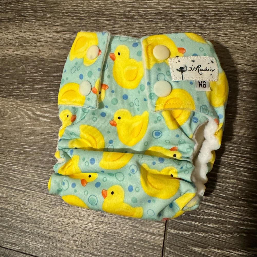 31 Rubies- newborn AI2 diaper